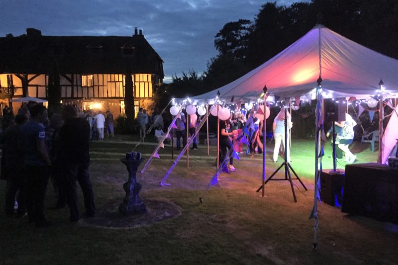 20\' x 20\' roof only summer party