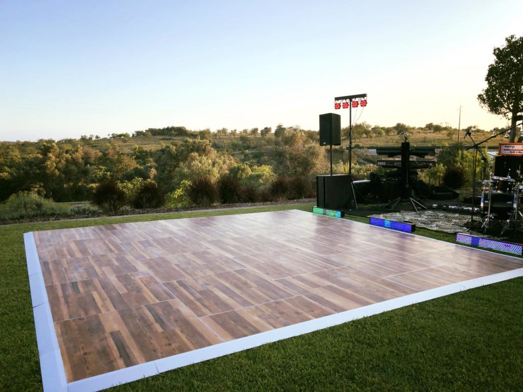 Outdoor dance floor Four Seasons Marquees